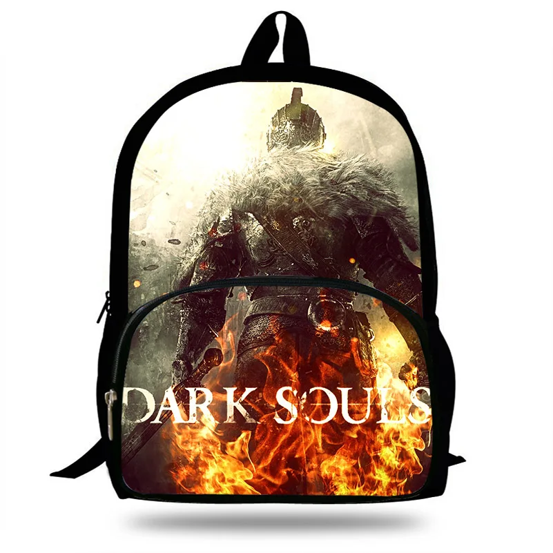 Рюкзак для мальчиков и девочек 16 дюймов с принтом Dark Souls | Багаж сумки