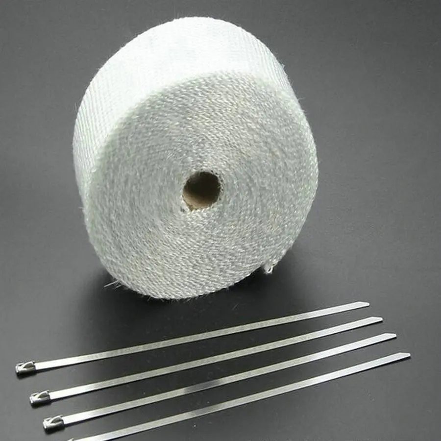 5m*2inch White Exhaust Pipe Tape Muffler Pipe Header Fiberglass Tape Exhaunt Wrap Exhaust Tape Exhaust Heat Wrap
5m*2inch White Exhaust Pipe Tape Muffler Pipe Header Fiberglass Tape Exhaunt Wrap Exhaust Tape Exhaust Heat Wrap