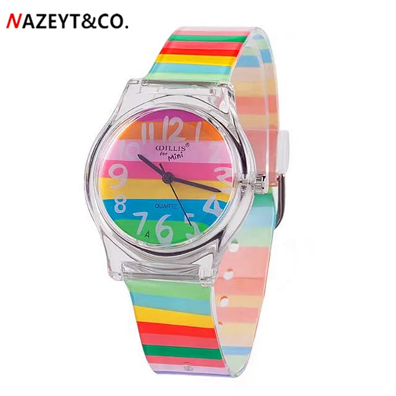 Luxury brand women man fashion&casual rainbow color wristwatches children heart flower waterproof watches Xmas gift watch
Luxury brand women man fashion&casual rainbow color wristwatches children heart flower waterproof watches Xmas gift watch