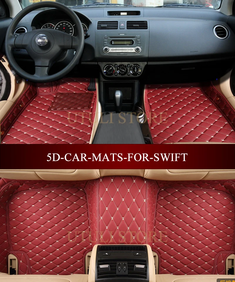 Leather Car floor mats for Suzuki Swift Sport custom fit car carpets foot mats liners
Leather Car floor mats for Suzuki Swift Sport custom fit car carpets foot mats liners