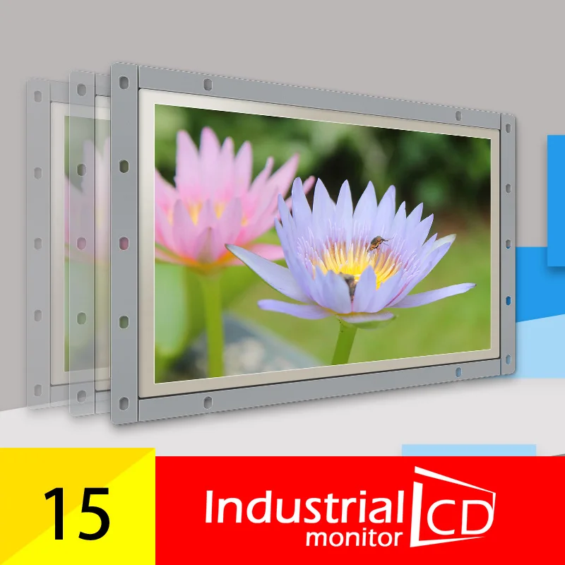 15 Inch Desktop LCD Monitor PC 15 Inch Industrial Display with 1024*768 Resolution USB VGA White metal Open Frame Installation
15 Inch Desktop LCD Monitor PC 15 Inch Industrial Display with 1024*768 Resolution USB VGA White metal Open Frame Installation