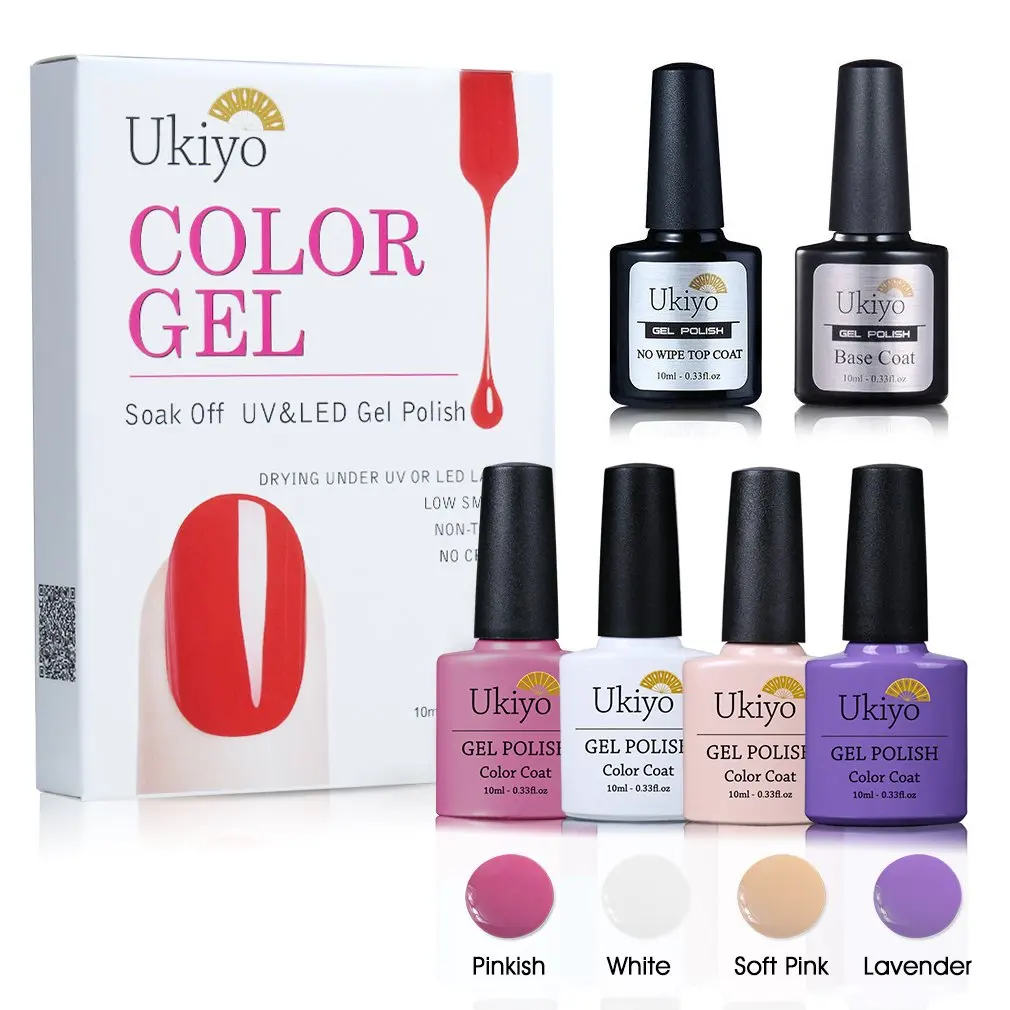 Ukiyo 10ML UV Gel Nail Polish Soak Off 6 pieces/lot Gel Polish With Gift Box Semi Permanent Nail Art Design Hybrid Gel Varnishes
Ukiyo 10ML UV Gel Nail Polish Soak Off 6 pieces/lot Gel Polish With Gift Box Semi Permanent Nail Art Design Hybrid Gel Varnishes