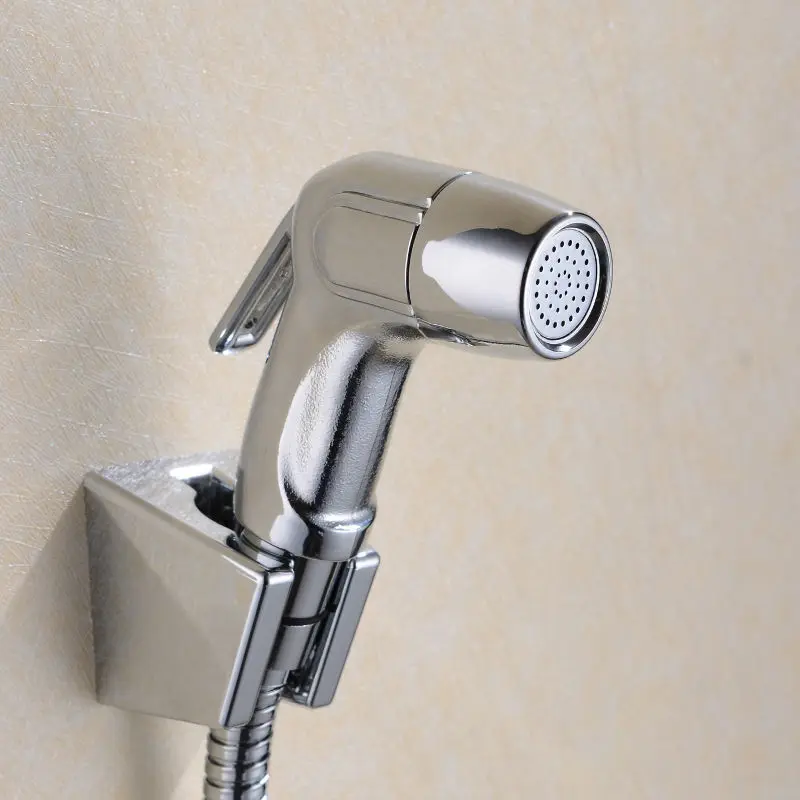 Handheld Bidet Sprayer spray Douche kit Shattaf Shower & G1/2" T-Adapter Kit , Chrome ABS Stainless Steel 02-046T
Handheld Bidet Sprayer spray Douche kit Shattaf Shower & G1/2" T-Adapter Kit , Chrome ABS Stainless Steel 02-046T