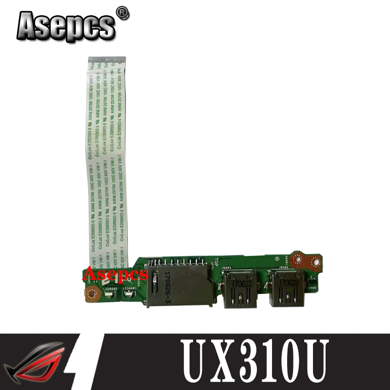 Оригинал для For Asus UX310U UX310UV UX310UA USB SD кард-ридер плата Тест хорошее
Оригинал для For Asus UX310U UX310UV UX310UA USB SD кард-ридер плата Тест хорошее