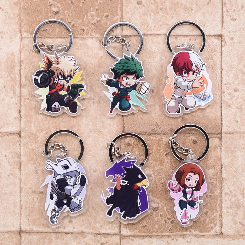 2019 My Hero Academy Keychain Bakugo Double Sided Acrylic Shoto Key Chain Pendant Anime Accessories Cartoon Key Ring
2019 My Hero Academy Keychain Bakugo Double Sided Acrylic Shoto Key Chain Pendant Anime Accessories Cartoon Key Ring