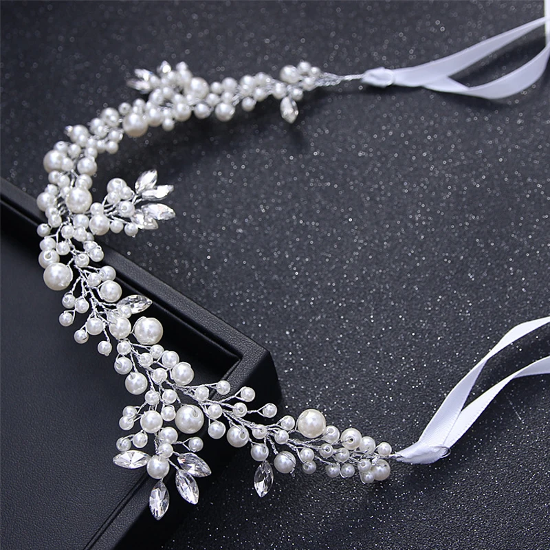 New Handmade Pearl Rhinestone Bridal Tiara Headband Crystal Bridal Hairbands For Wedding Women Hair Accessories Headpieces
New Handmade Pearl Rhinestone Bridal Tiara Headband Crystal Bridal Hairbands For Wedding Women Hair Accessories Headpieces