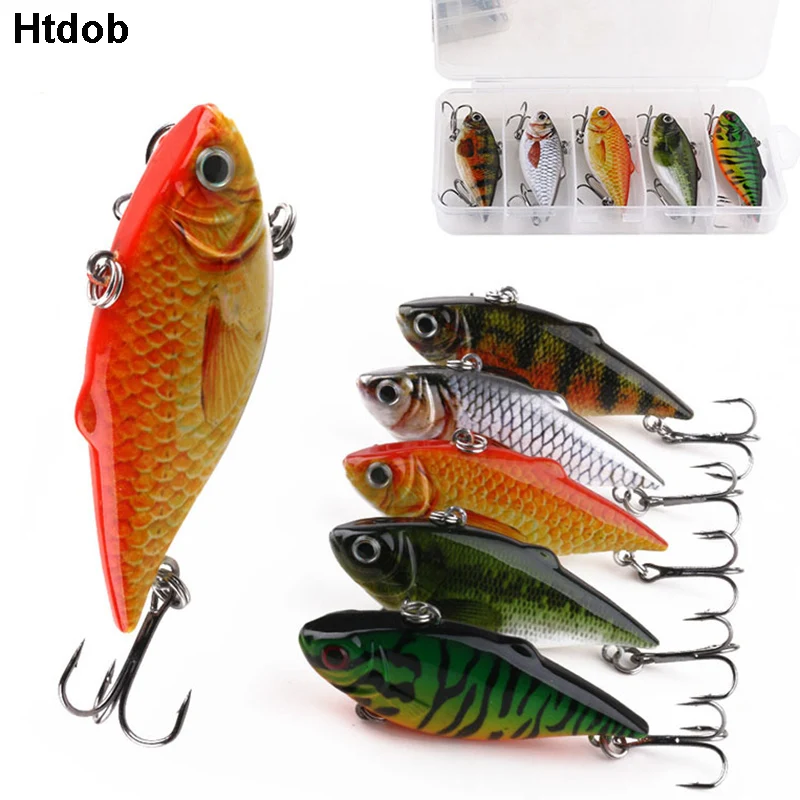 Htdob 5Pcs/Set Crankbait Fishing Lure 65mm 8.5g Hard Bait with Hooks Isca De Pesca for Sea Salterwater Fishing Tackle with Box
Htdob 5Pcs/Set Crankbait Fishing Lure 65mm 8.5g Hard Bait with Hooks Isca De Pesca for Sea Salterwater Fishing Tackle with Box