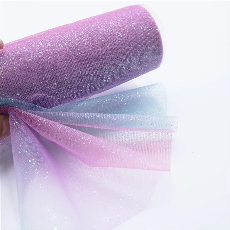 10 Yds Rainbow Glitter Tulle Fabric DIY Craft Sash Baby Shower Tutu Skirt Packaging Gifts Bridal Headwear Wedding Party Supplies
10 Yds Rainbow Glitter Tulle Fabric DIY Craft Sash Baby Shower Tutu Skirt Packaging Gifts Bridal Headwear Wedding Party Supplies