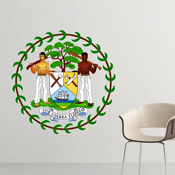 Belize National Emblem Country Symbol Mark Pattern Removable Wall Sticker Art Decals Mural DIY Wallpaper for Room Decal
Belize National Emblem Country Symbol Mark Pattern Removable Wall Sticker Art Decals Mural DIY Wallpaper for Room Decal
