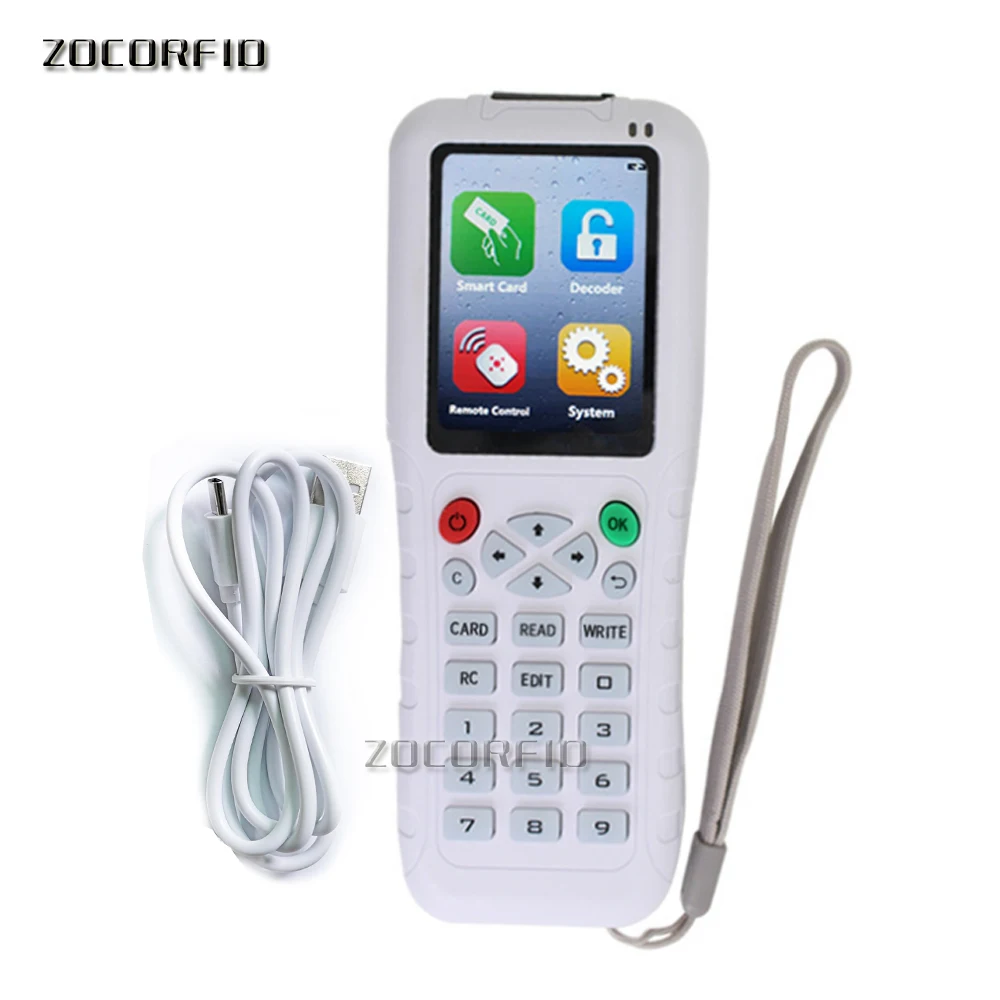 RFID NFC Card Copier Reader Writer duplicator English more Frequency Programmer for IC ID Cards
RFID NFC Card Copier Reader Writer duplicator English more Frequency Programmer for IC ID Cards