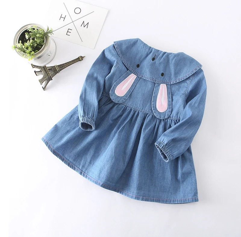 2018 New Arrival Girls Spring Denim Dress Baby Soft Cotton Long-sleeve Dresses Girls Embroidery Dresses Kids Dress-style Blouses
2018 New Arrival Girls Spring Denim Dress Baby Soft Cotton Long-sleeve Dresses Girls Embroidery Dresses Kids Dress-style Blouses