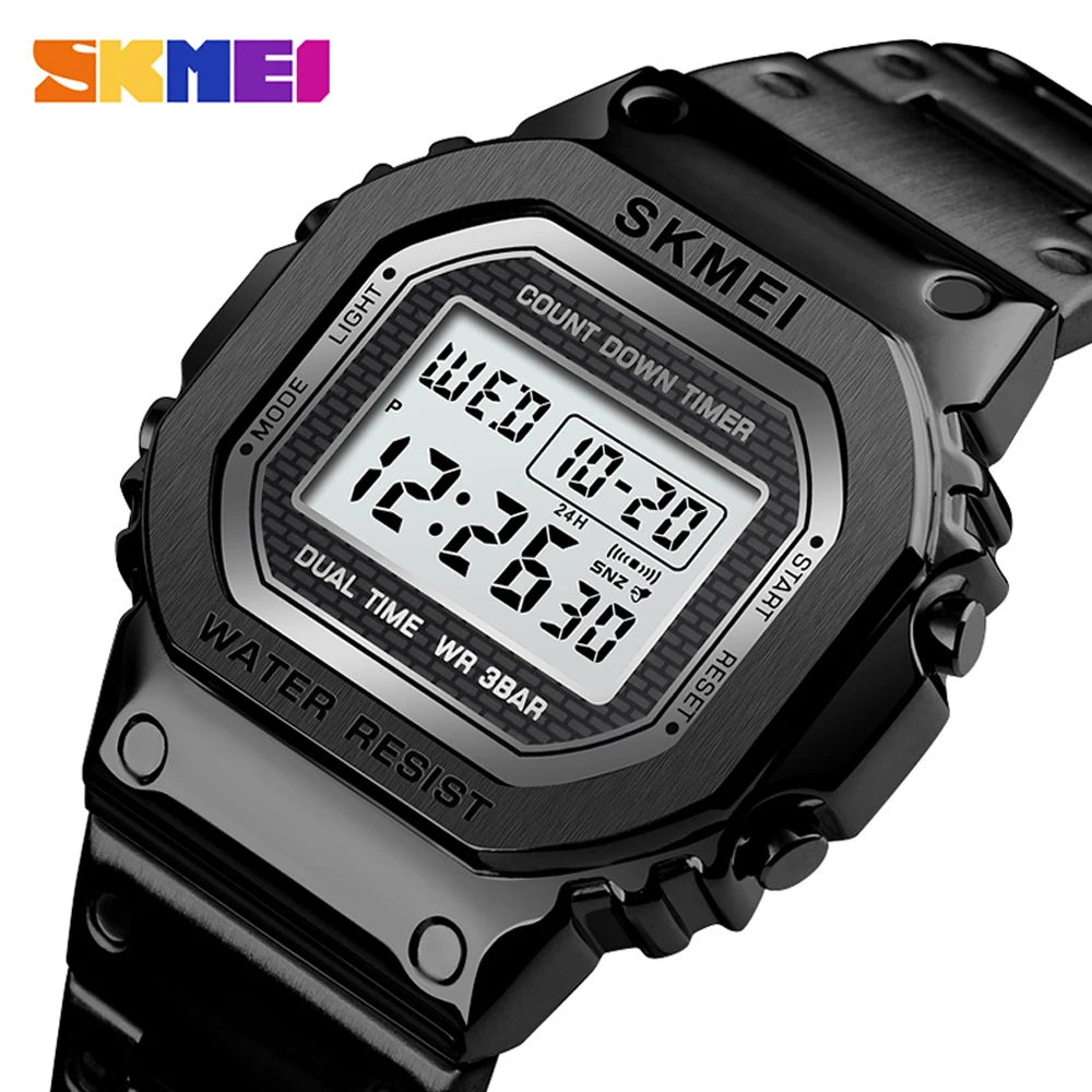 SKMEI Men's Watch Waterproof Chronograph Countdown Digital Watch Men Fashion Sport Wristwatch Alarm Clock Reloj Hombre
SKMEI Men's Watch Waterproof Chronograph Countdown Digital Watch Men Fashion Sport Wristwatch Alarm Clock Reloj Hombre