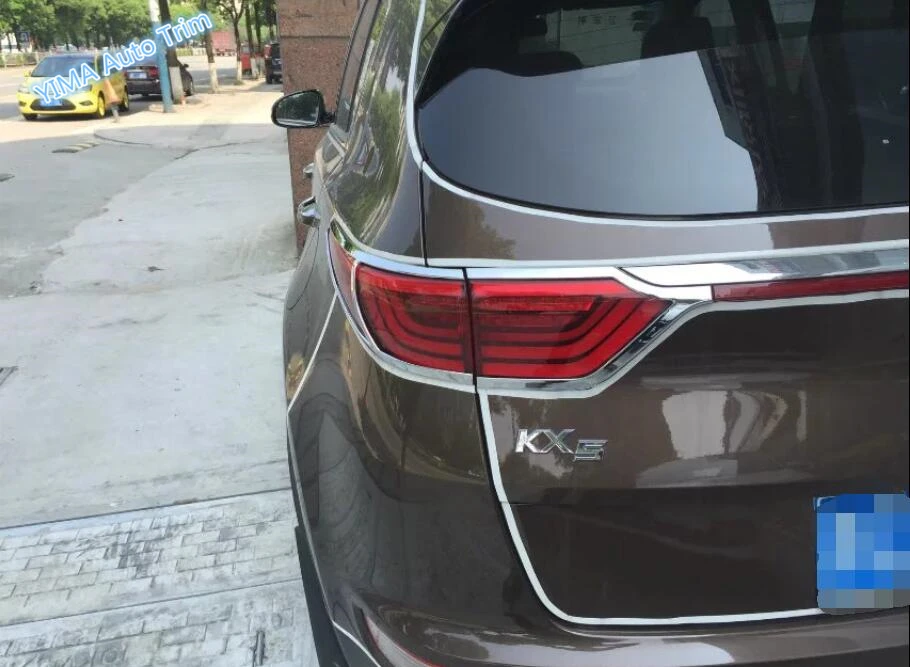 Lapetus Exterior ! Auto Styling ABS Chrome Rear Trunk Tail Lights Lamp Cover Trim 4 Pcs / Set For KIA Sportage 2016 2017 2018
Lapetus Exterior ! Auto Styling ABS Chrome Rear Trunk Tail Lights Lamp Cover Trim 4 Pcs / Set For KIA Sportage 2016 2017 2018