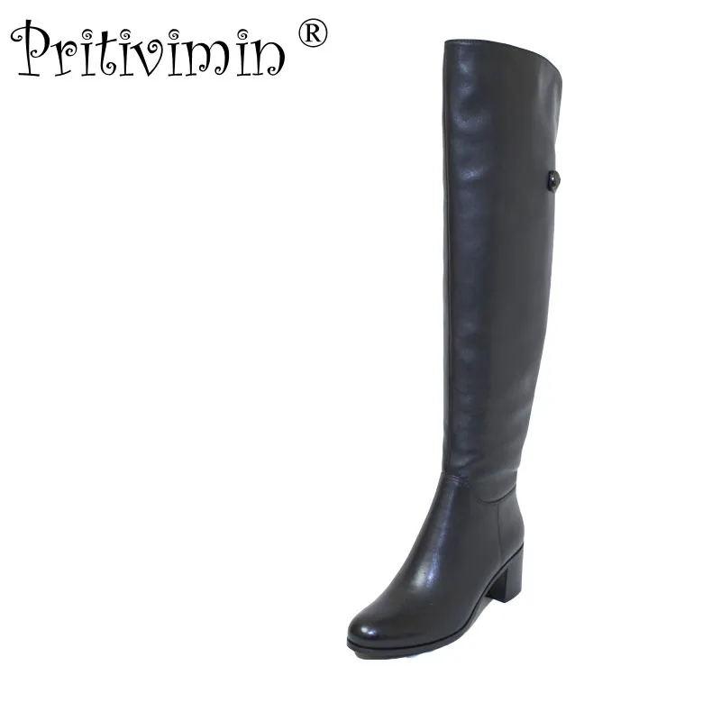 Pritivimin FN82 winter warm women real wool fur lined shoes Ladies genuine leather high boot girl fashion over-the-knee boots
Pritivimin FN82 winter warm women real wool fur lined shoes Ladies genuine leather high boot girl fashion over-the-knee boots