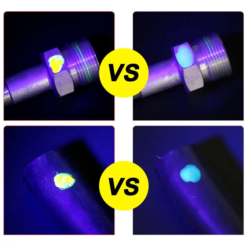 Car Air Conditioning A C System Leak Test Detector LED UV Flashlight Protective Glasses UV Dye Tool Automotive Air Conditioning
Car Air Conditioning A C System Leak Test Detector LED UV Flashlight Protective Glasses UV Dye Tool Automotive Air Conditioning