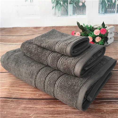 Set of 3 Solid Color Cotton Bath Towel Home use American Style Soft Cotton Absorbent Quick-drying Bathroom Towel Set
Set of 3 Solid Color Cotton Bath Towel Home use American Style Soft Cotton Absorbent Quick-drying Bathroom Towel Set