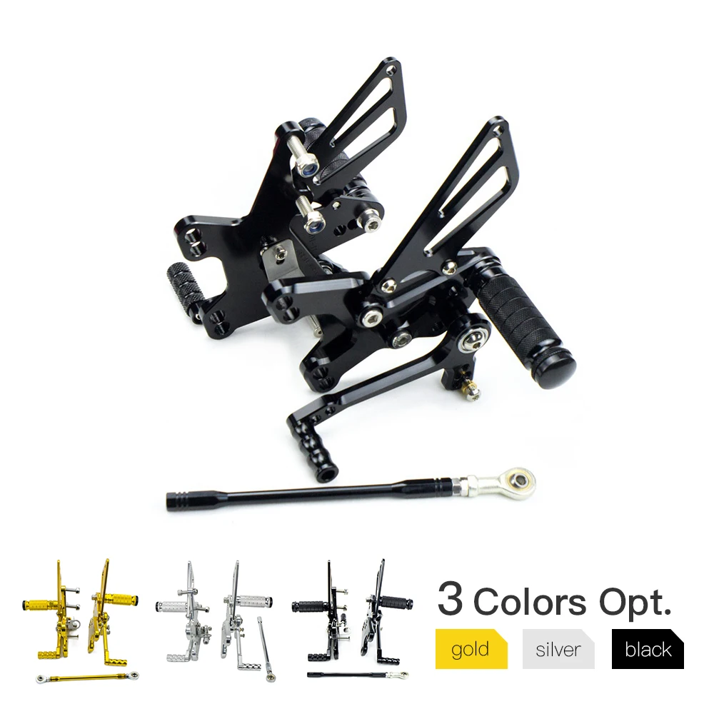 Aluminum Adjustable Rearset Footpeg Rear Sets Foot Pegs Rests For Kawasaki Ninja ZX10R ZX-10R ZX 10R 2011 2012 2013 2014
Aluminum Adjustable Rearset Footpeg Rear Sets Foot Pegs Rests For Kawasaki Ninja ZX10R ZX-10R ZX 10R 2011 2012 2013 2014