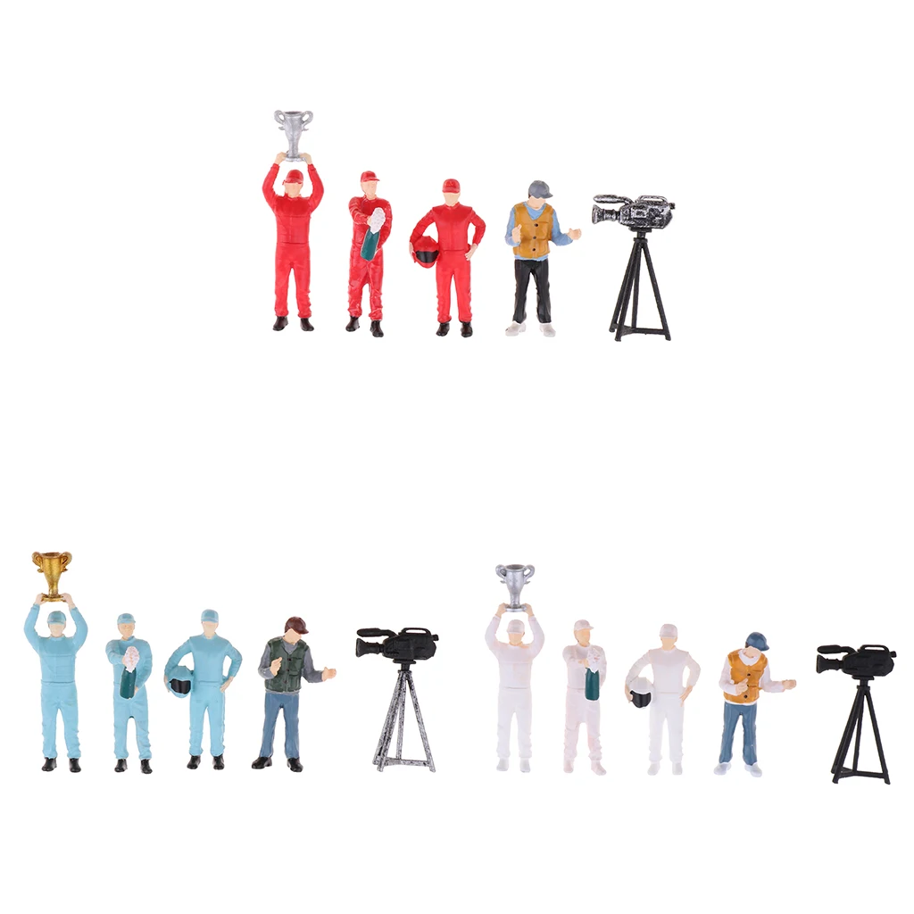 5pcs 1/64 Painted Race Car Driver and Cameraman People Figures Model DIY Accessories
5pcs 1/64 Painted Race Car Driver and Cameraman People Figures Model DIY Accessories