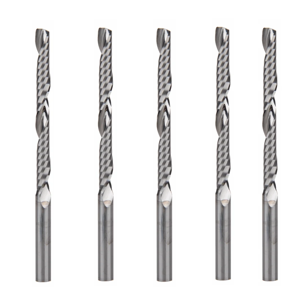 5pcs High Quality cnc bits single flute Spiral Router Carbide End Mill Cutter Tools 4mm x 42mm
5pcs High Quality cnc bits single flute Spiral Router Carbide End Mill Cutter Tools 4mm x 42mm