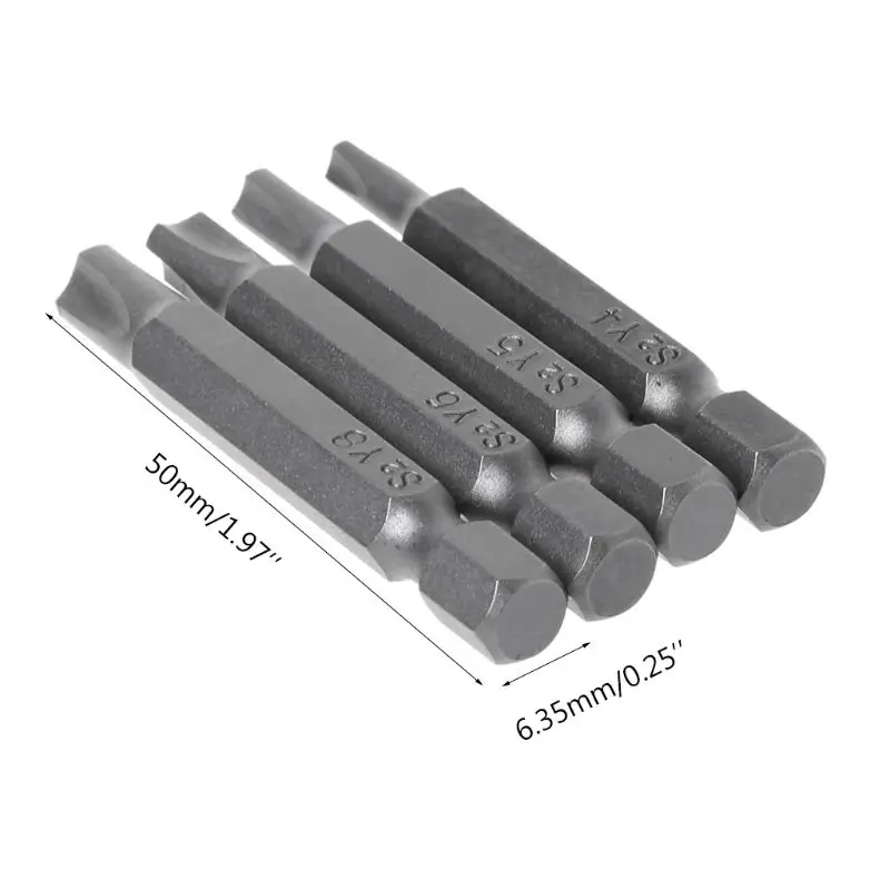 4pcs/set Magnetic Y Shaped Screwdriver Bits For Bicycle Repair Tools Triangle Head Hex Shank Y4 Y5 Y6 Y8
4pcs/set Magnetic Y Shaped Screwdriver Bits For Bicycle Repair Tools Triangle Head Hex Shank Y4 Y5 Y6 Y8