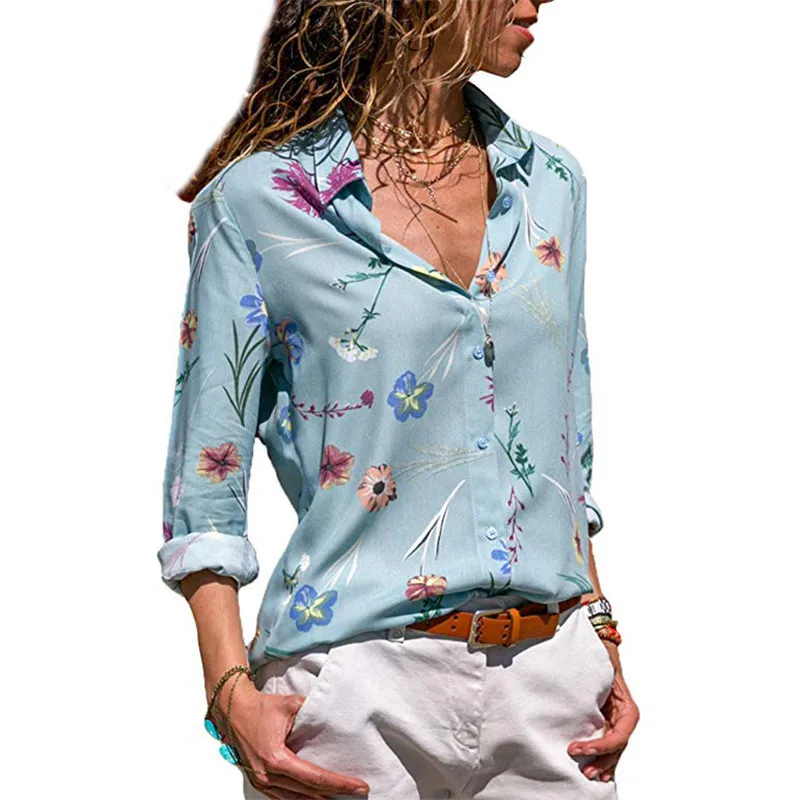 Hot Office Shirt Woman 2019 Casual Patchwork Printed Long Sleeve Blouse Turn Down Collar Tunic Tops Autumn Plus Size 3XL Blusen
Hot Office Shirt Woman 2019 Casual Patchwork Printed Long Sleeve Blouse Turn Down Collar Tunic Tops Autumn Plus Size 3XL Blusen