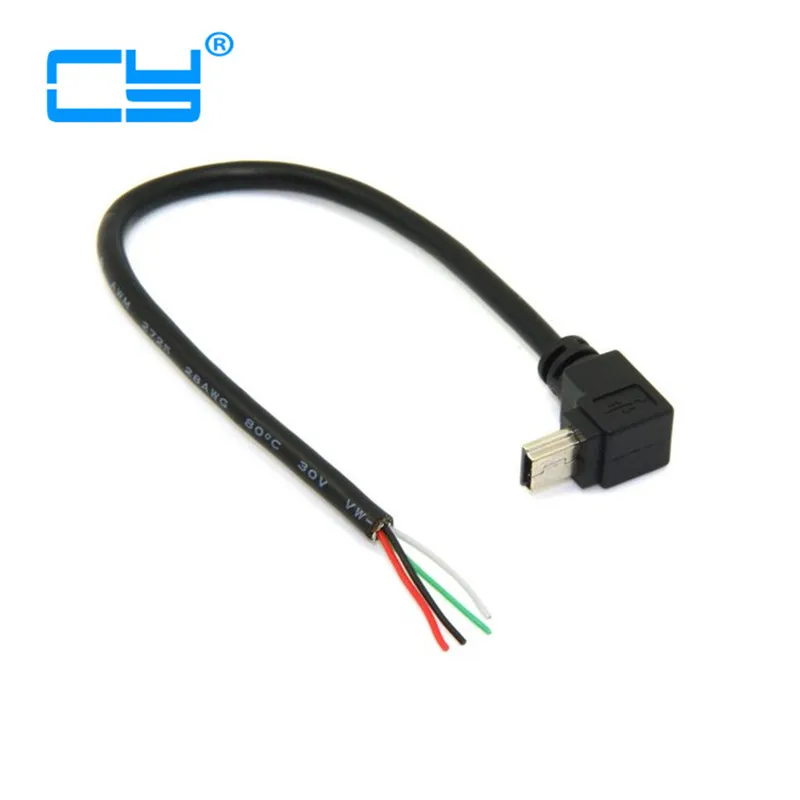5 шт./лот мини USB 5pin вверх прямоугольный 90 градусов до 4 провода открытый кабель для DIY OEM черный цвет 20 см
5 шт./лот мини USB 5pin вверх прямоугольный 90 градусов до 4 провода открытый кабель для DIY OEM черный цвет 20 см
