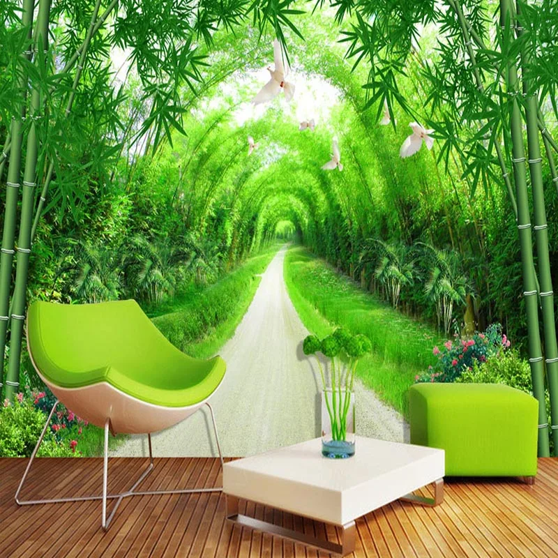 Custom Any Size Wall Cloth Classic Green Forest Bamboo Path Photo Murals Wallpaper Living Room TV Sofa Background Wall Coverings
Custom Any Size Wall Cloth Classic Green Forest Bamboo Path Photo Murals Wallpaper Living Room TV Sofa Background Wall Coverings