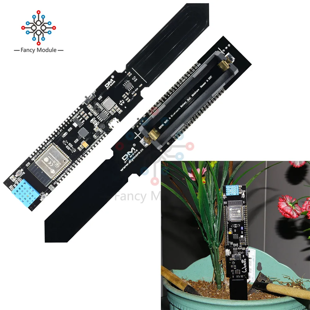 Датчик температуры и влажности почвы ESP32 CP2104 WIFI Bluetooth DHT11, модуль обнаружения для Arduino 18650 Защита аккумулятора
Датчик температуры и влажности почвы ESP32 CP2104 WIFI Bluetooth DHT11, модуль обнаружения для Arduino 18650 Защита аккумулятора