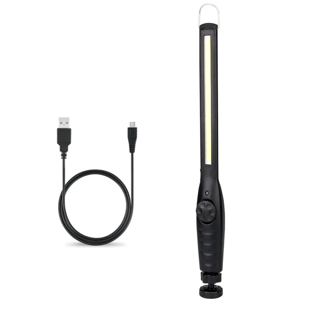 

PANYUE USB Charging COB LED Flashlight Bright Working Inspection Light Portable Mini Pen Pocket Clip Hook Torch light Lanterna