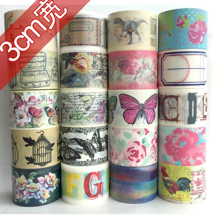23 Designs (Accept Select Design) 30mm Japanese Washi Decorative Adhesive tape multicolour Flower Heart Dot Stripe Paper Tape
23 Designs (Accept Select Design) 30mm Japanese Washi Decorative Adhesive tape multicolour Flower Heart Dot Stripe Paper Tape