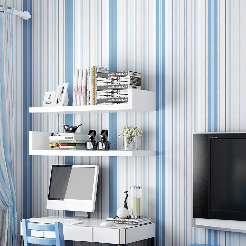 beibehang Simple modern non - woven fabric vertical striped wallpaper princess room children 's room pink rainbow wallpaper
beibehang Simple modern non - woven fabric vertical striped wallpaper princess room children 's room pink rainbow wallpaper