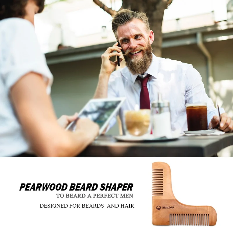 Wood Double-side Beard Shaping Styling Template Beard Comb Men Shaving Tools Comb for Hair Beard Trim Template Combs
Wood Double-side Beard Shaping Styling Template Beard Comb Men Shaving Tools Comb for Hair Beard Trim Template Combs