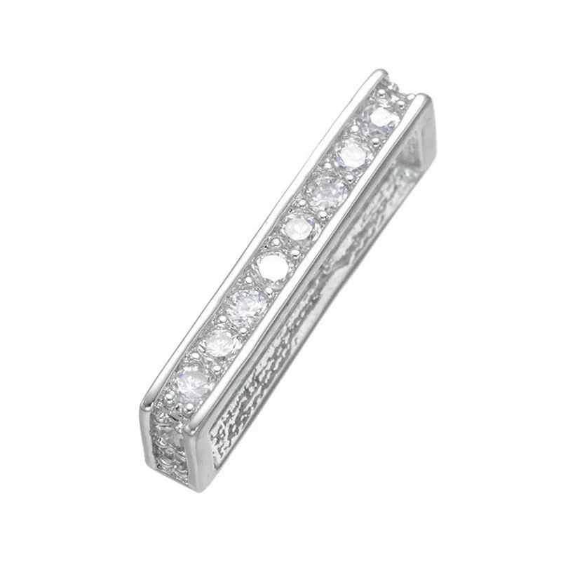 Handmade High Quality Clear Zircon Rhinestone Multi Hole Spacer Bars Beads For Jewelry Findings Micro Pave CZ Copper Fittings
Handmade High Quality Clear Zircon Rhinestone Multi Hole Spacer Bars Beads For Jewelry Findings Micro Pave CZ Copper Fittings