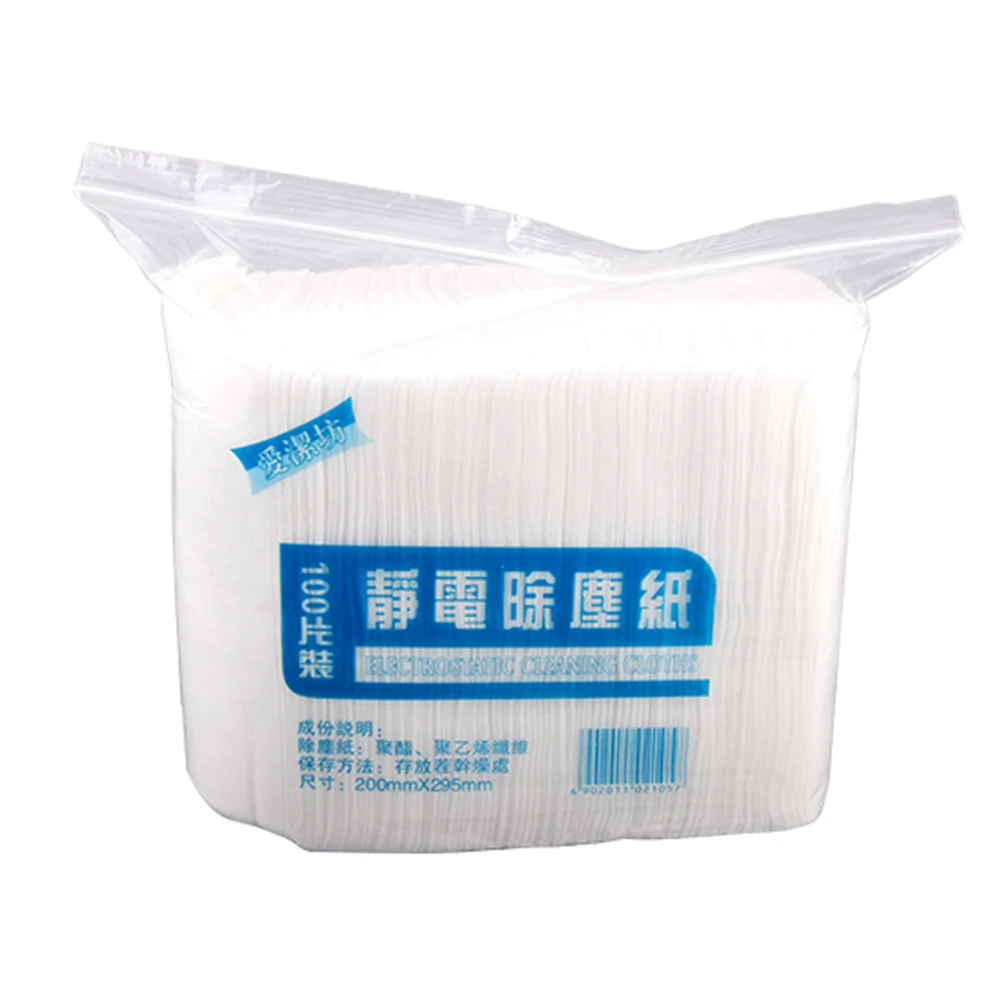 Hot 100pcs Disposable Electrostatic Dust Remove Mop Papar Home Kitchen Bathroom Cleaning Cloth FQ-ing
Hot 100pcs Disposable Electrostatic Dust Remove Mop Papar Home Kitchen Bathroom Cleaning Cloth FQ-ing
