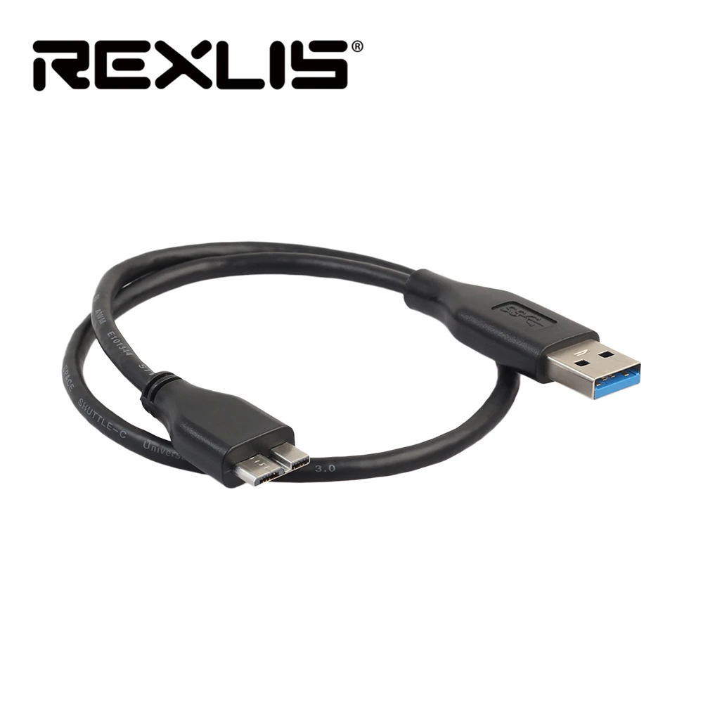 REXLIS USB 3 0 Тип для Micro B кабель USB3.0 быстрой синхронизации данных внешний жесткий