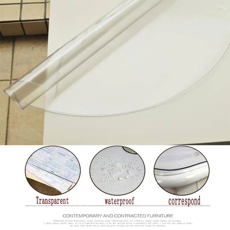 LOVRTRAVEL PVC Round Table cloth Transparent Tablecloths Waterproof Kitchen Pattern Oil Table Cover Glass Soft Cloth nappe
LOVRTRAVEL PVC Round Table cloth Transparent Tablecloths Waterproof Kitchen Pattern Oil Table Cover Glass Soft Cloth nappe