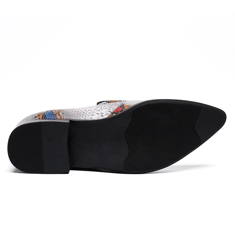 Christia Bella Fashion Real Leather Scales Men Shoes Big Size Men Oxfords Shoes Metal Pointed Toe Slip on Formal Party Shoes
Christia Bella Fashion Real Leather Scales Men Shoes Big Size Men Oxfords Shoes Metal Pointed Toe Slip on Formal Party Shoes