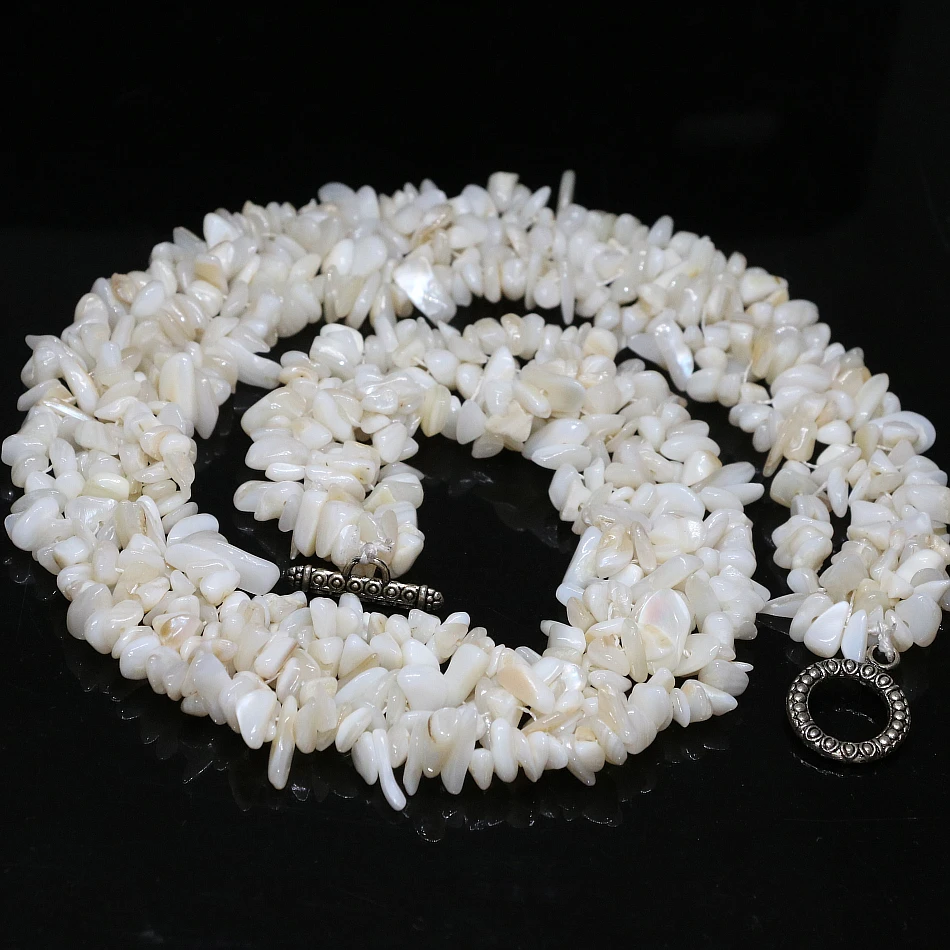 Lovely white shell 10-20mm High-grade Irregular gravel stone beautiful Necklace making 18 inches GE5347
Lovely white shell 10-20mm High-grade Irregular gravel stone beautiful Necklace making 18 inches GE5347