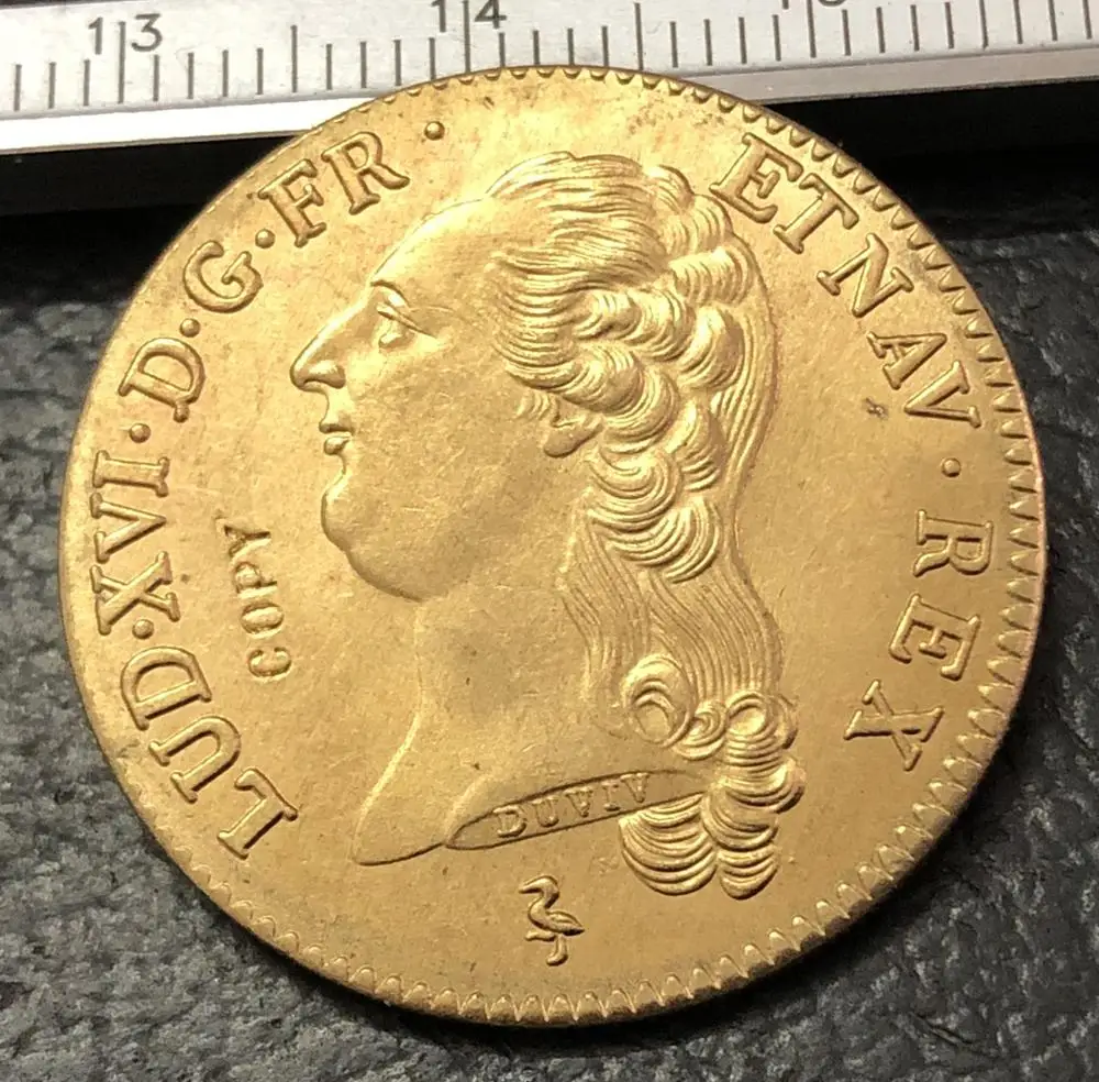 1786 Франция 1 Луи д 'ор копия золотой монеты|Безвалютные монеты| |