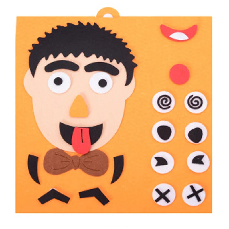 3D Children Recognition Training Educational Toys Parents and Kids Five Sense Organs EVA Foam DIY Assembling Puzzles Jigsaw 
3D Children Recognition Training Educational Toys Parents and Kids Five Sense Organs EVA Foam DIY Assembling Puzzles Jigsaw