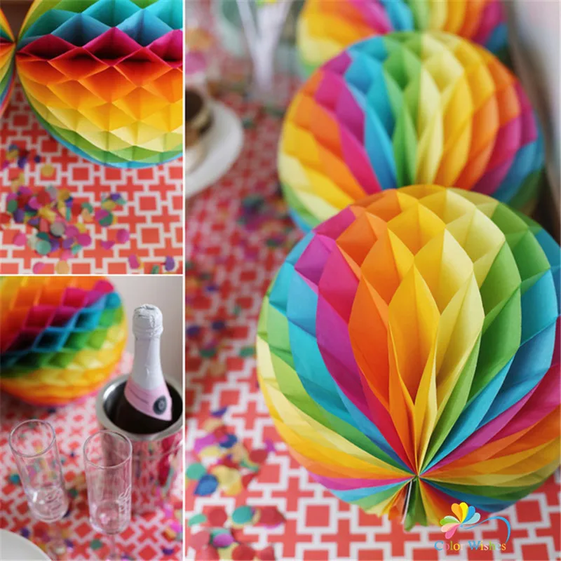 Mixed Size 6inch/8inch/10inch/12inch Honeycomb Rainbow Paper Balls Decorative Paper Lantern Balls Wedding Birthday Baby Shower
Mixed Size 6inch/8inch/10inch/12inch Honeycomb Rainbow Paper Balls Decorative Paper Lantern Balls Wedding Birthday Baby Shower