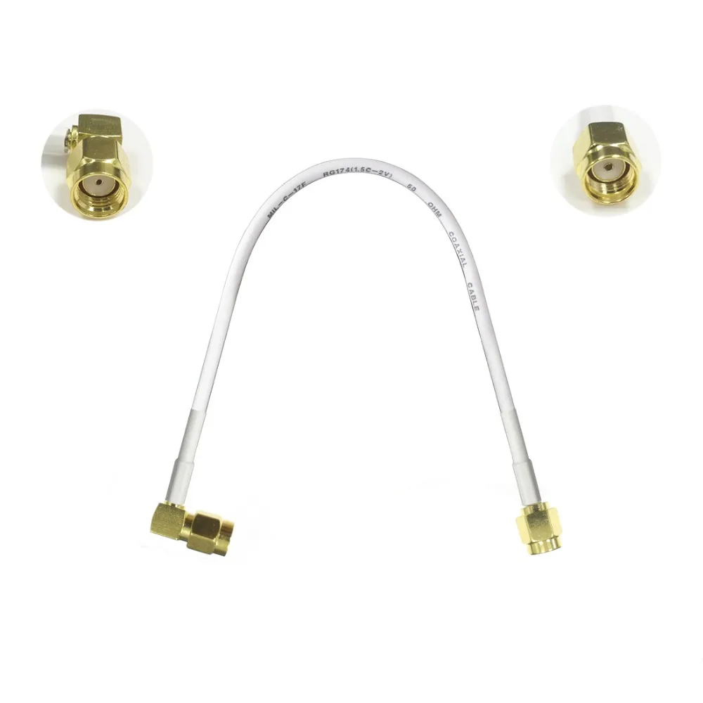 1PC RP-SMA Male right angle to RP-SMA Jack coax cable adapter plug 15/30/50/100cm low loss high quality wireless router
1PC RP-SMA Male right angle to RP-SMA Jack coax cable adapter plug 15/30/50/100cm low loss high quality wireless router
