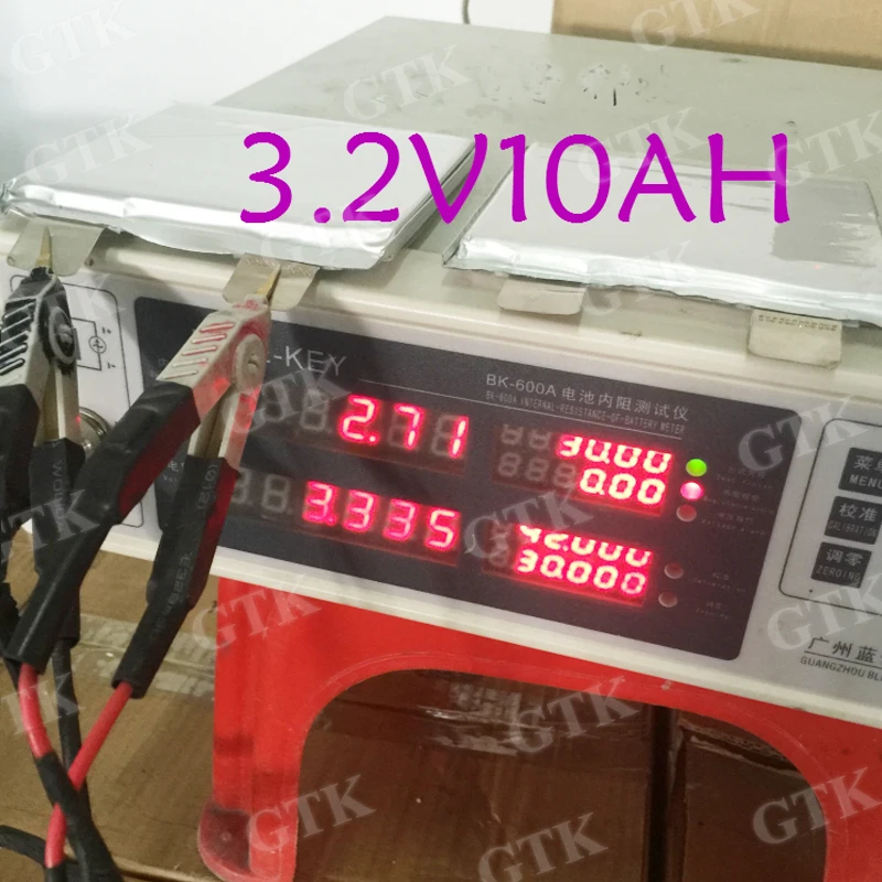 GTK 4 шт. полная емкость 3 2 V 10AH Lifepo4 батарея 11AH lipo для DIY батареи 12V 24V 20AH инвертор