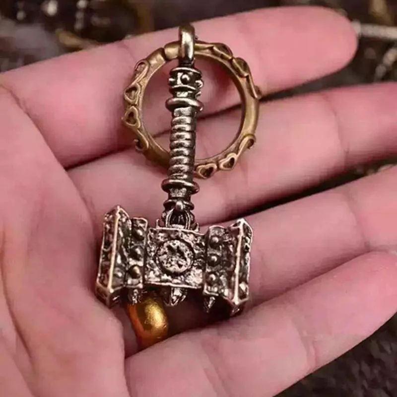 1PC Brass Copper Mini Hammer Shape Lanyard Pendant Keychain Key Chain Ring DIY Decorative Accessories EDC Multipurpose Pendant
1PC Brass Copper Mini Hammer Shape Lanyard Pendant Keychain Key Chain Ring DIY Decorative Accessories EDC Multipurpose Pendant