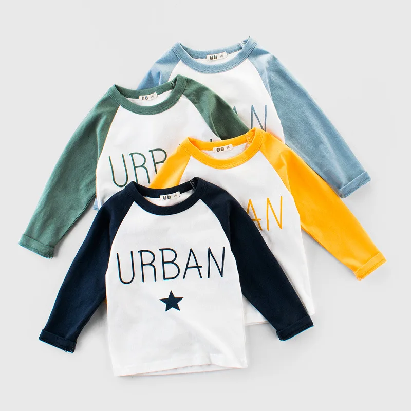 Spring Boys Clothing Toddler Cartoon Long Sleeve Cotton T Shirts Baby Boy Tops Children URBAN Printed Tees Kids T Shirts
Spring Boys Clothing Toddler Cartoon Long Sleeve Cotton T Shirts Baby Boy Tops Children URBAN Printed Tees Kids T Shirts