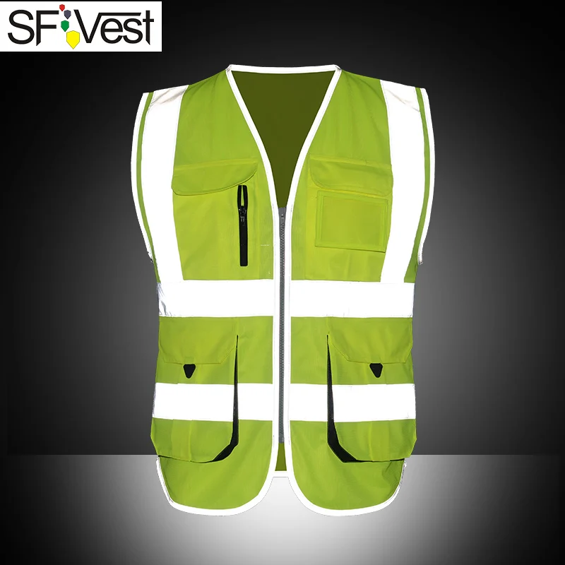 SFvest High visibility reflective safety gilet tooling traffic vest multifunction multi pocket waistcoat for male female
SFvest High visibility reflective safety gilet tooling traffic vest multifunction multi pocket waistcoat for male female
