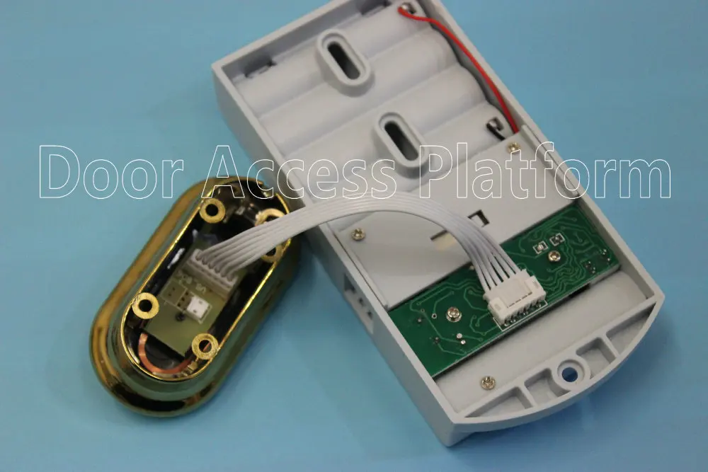 Bathing room lock small cabinet Silver color Access control Dressing RF card ABS plastic electronic battery | Безопасность и
