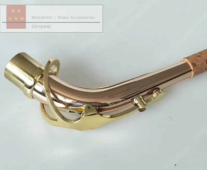 Eb Alto sax шея фосфор медный материал саксофон изгиб шеи|Детали и аксессуары| |