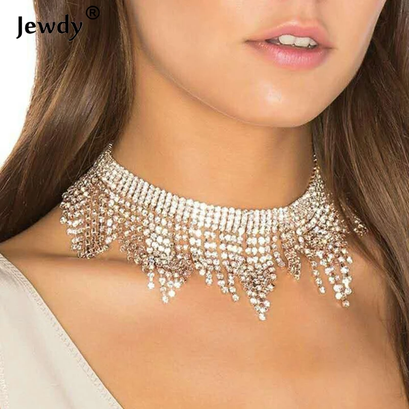 New Luxury Crystal chokers necklaces for women rhinestone choker tassel Statement necklace 2022 Fashion Jewelry Mar
New Luxury Crystal chokers necklaces for women rhinestone choker tassel Statement necklace 2022 Fashion Jewelry Mar