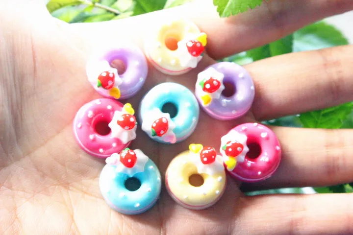 16pcs/lot flat back resin resin doughnut ,DIY resin craft accessories fashion resin cabochons
16pcs/lot flat back resin resin doughnut ,DIY resin craft accessories fashion resin cabochons